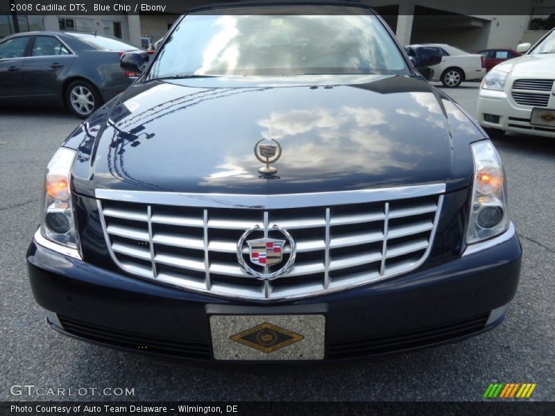 Blue Chip / Ebony 2008 Cadillac DTS