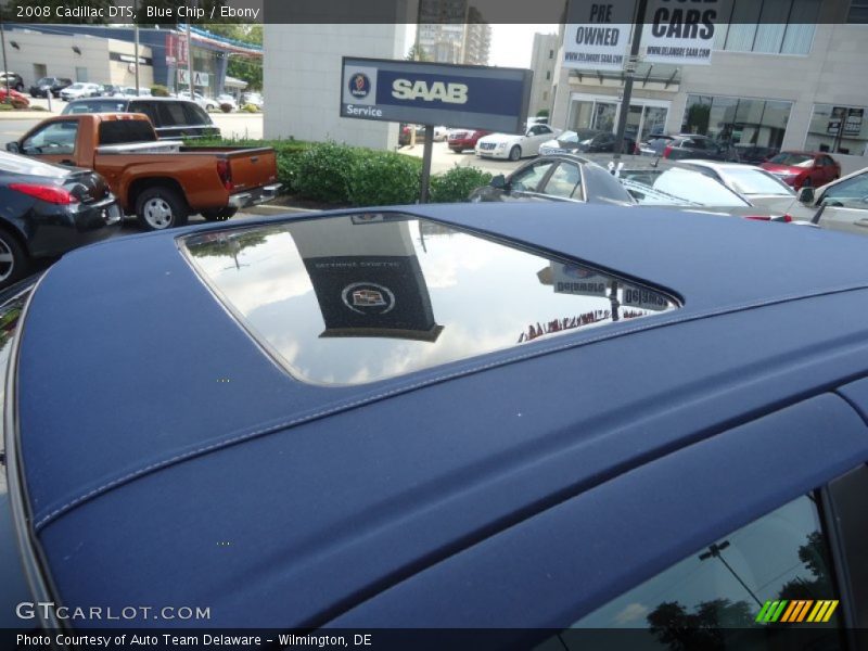 Blue Chip / Ebony 2008 Cadillac DTS