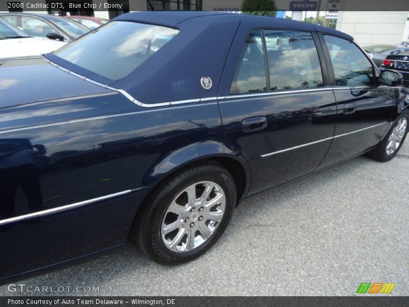 Blue Chip / Ebony 2008 Cadillac DTS