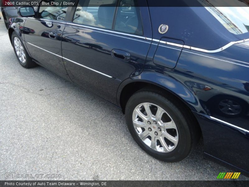 Blue Chip / Ebony 2008 Cadillac DTS