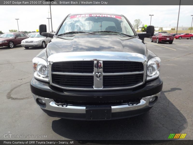 Brilliant Black / Medium Slate Gray 2007 Dodge Ram 2500 ST Quad Cab