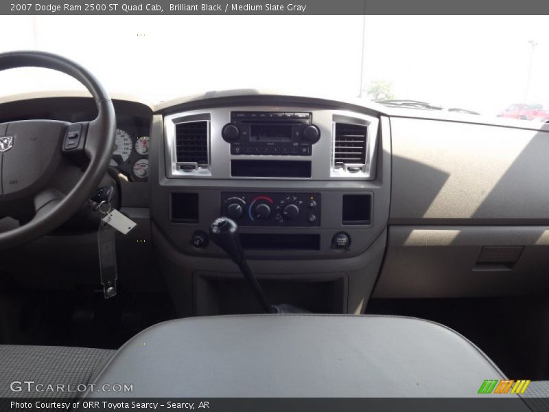 Brilliant Black / Medium Slate Gray 2007 Dodge Ram 2500 ST Quad Cab