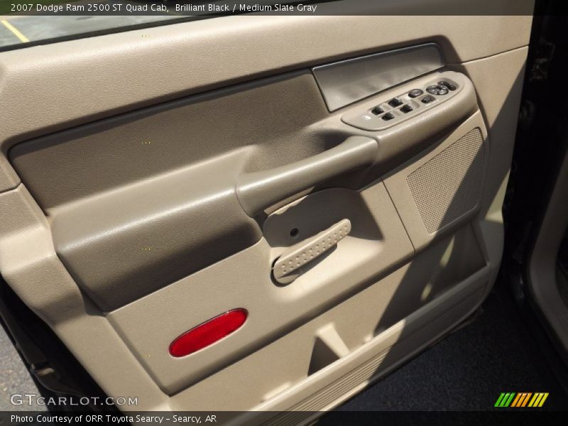 Brilliant Black / Medium Slate Gray 2007 Dodge Ram 2500 ST Quad Cab