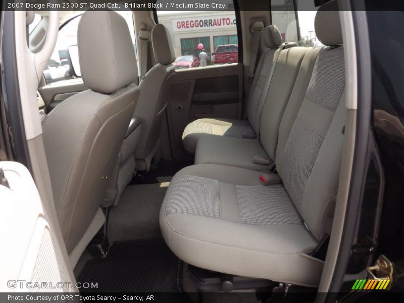 Brilliant Black / Medium Slate Gray 2007 Dodge Ram 2500 ST Quad Cab
