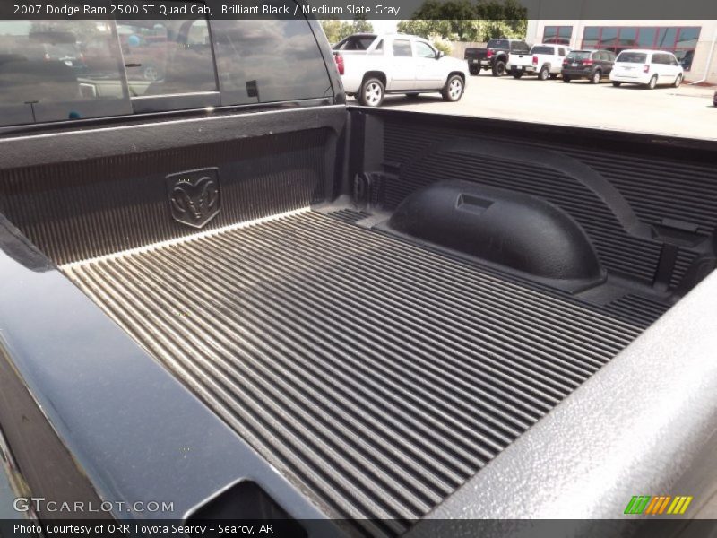 Brilliant Black / Medium Slate Gray 2007 Dodge Ram 2500 ST Quad Cab