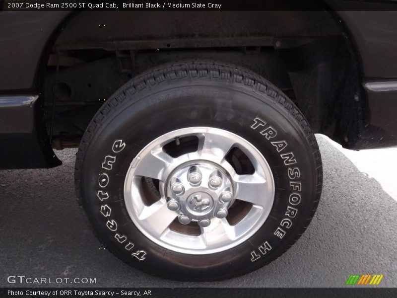 Brilliant Black / Medium Slate Gray 2007 Dodge Ram 2500 ST Quad Cab