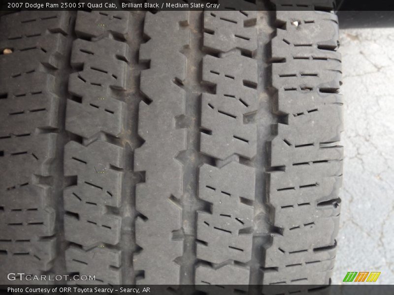 Brilliant Black / Medium Slate Gray 2007 Dodge Ram 2500 ST Quad Cab