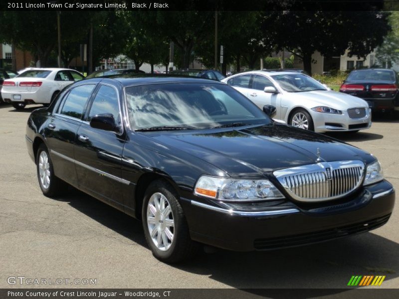 Black / Black 2011 Lincoln Town Car Signature Limited