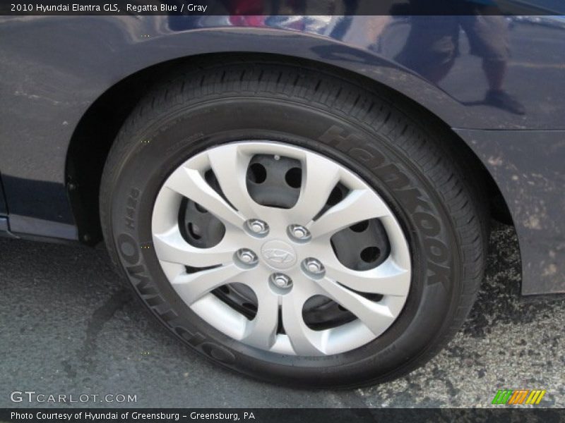 Regatta Blue / Gray 2010 Hyundai Elantra GLS