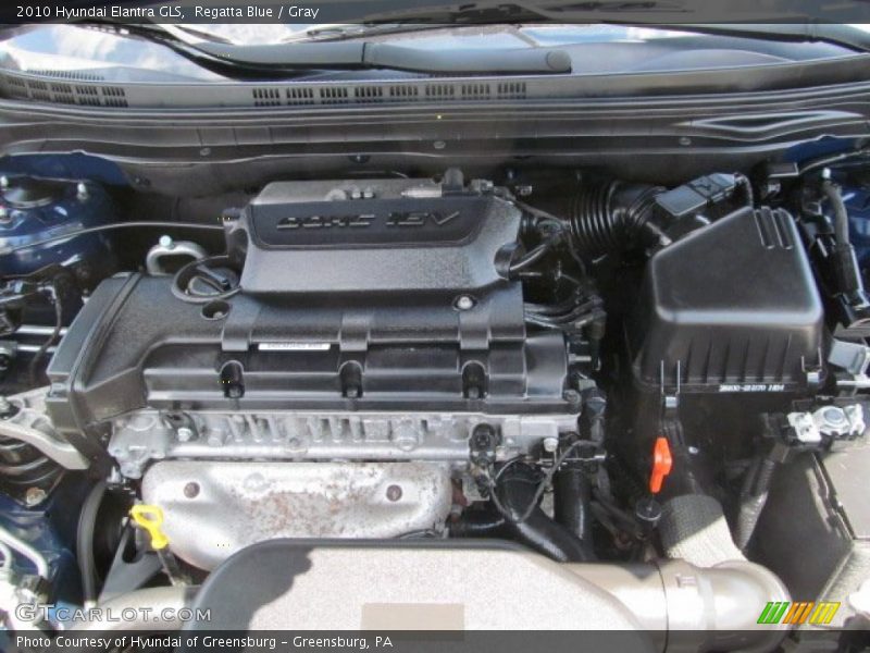 Regatta Blue / Gray 2010 Hyundai Elantra GLS
