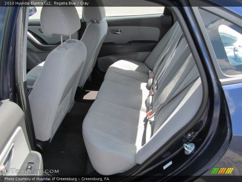 Regatta Blue / Gray 2010 Hyundai Elantra GLS