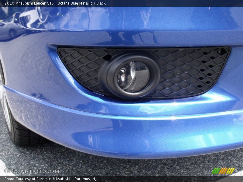 Octane Blue Metallic / Black 2010 Mitsubishi Lancer GTS