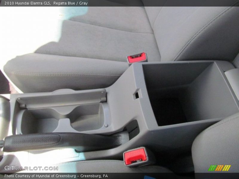 Regatta Blue / Gray 2010 Hyundai Elantra GLS