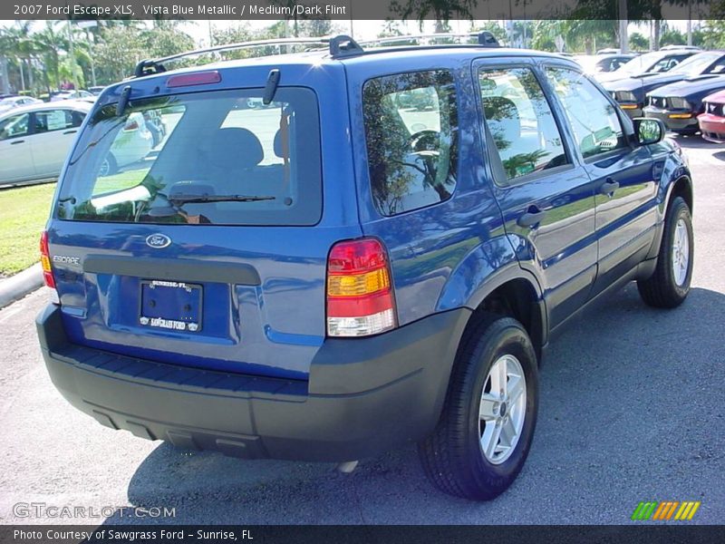 Vista Blue Metallic / Medium/Dark Flint 2007 Ford Escape XLS