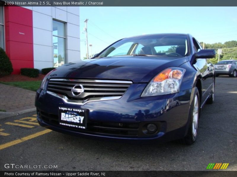 Navy Blue Metallic / Charcoal 2009 Nissan Altima 2.5 SL