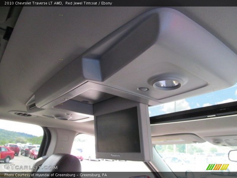 Red Jewel Tintcoat / Ebony 2010 Chevrolet Traverse LT AWD