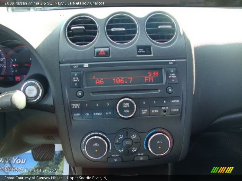 Navy Blue Metallic / Charcoal 2009 Nissan Altima 2.5 SL