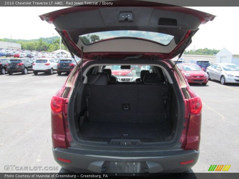 Red Jewel Tintcoat / Ebony 2010 Chevrolet Traverse LT AWD