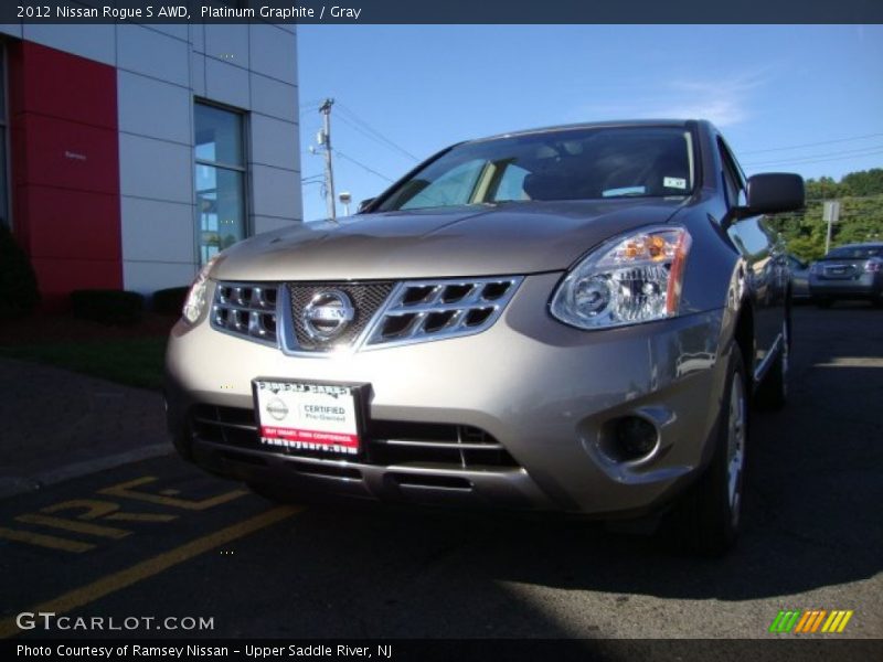 Platinum Graphite / Gray 2012 Nissan Rogue S AWD