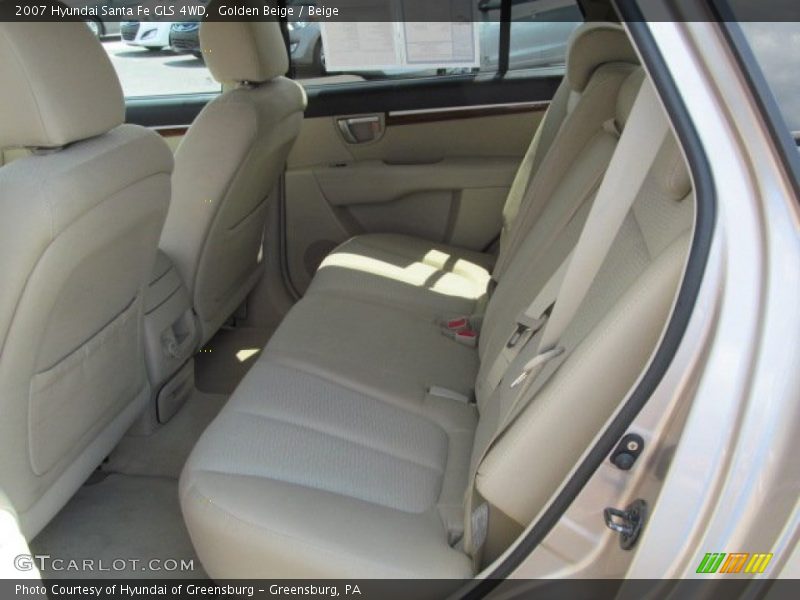 Golden Beige / Beige 2007 Hyundai Santa Fe GLS 4WD