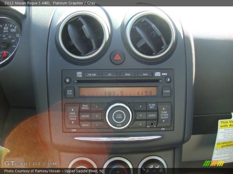 Platinum Graphite / Gray 2012 Nissan Rogue S AWD