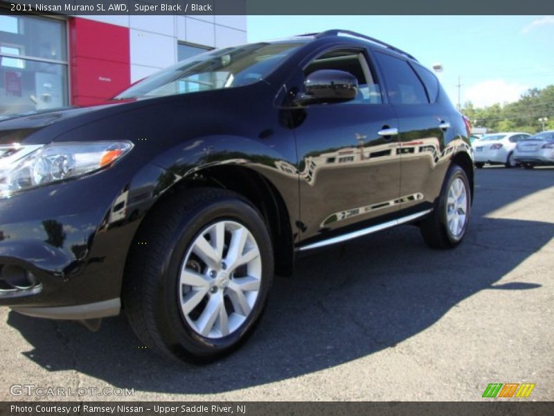 Super Black / Black 2011 Nissan Murano SL AWD