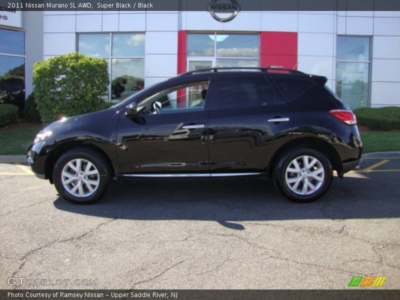 Super Black / Black 2011 Nissan Murano SL AWD