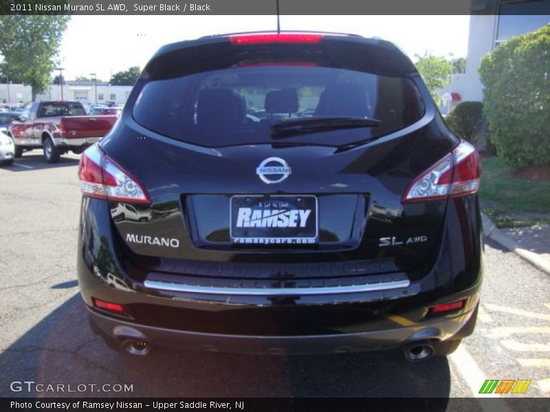 Super Black / Black 2011 Nissan Murano SL AWD