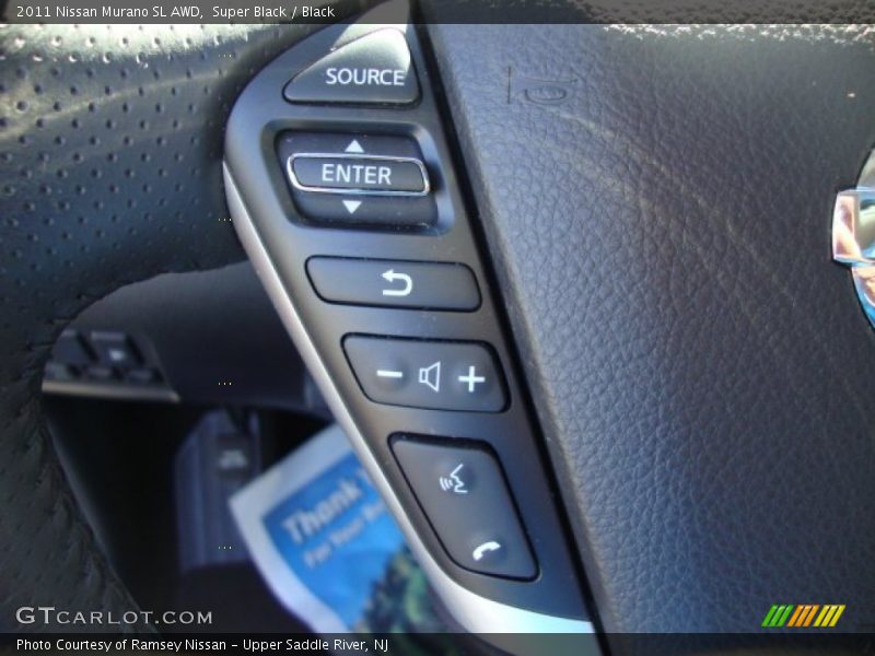 Super Black / Black 2011 Nissan Murano SL AWD