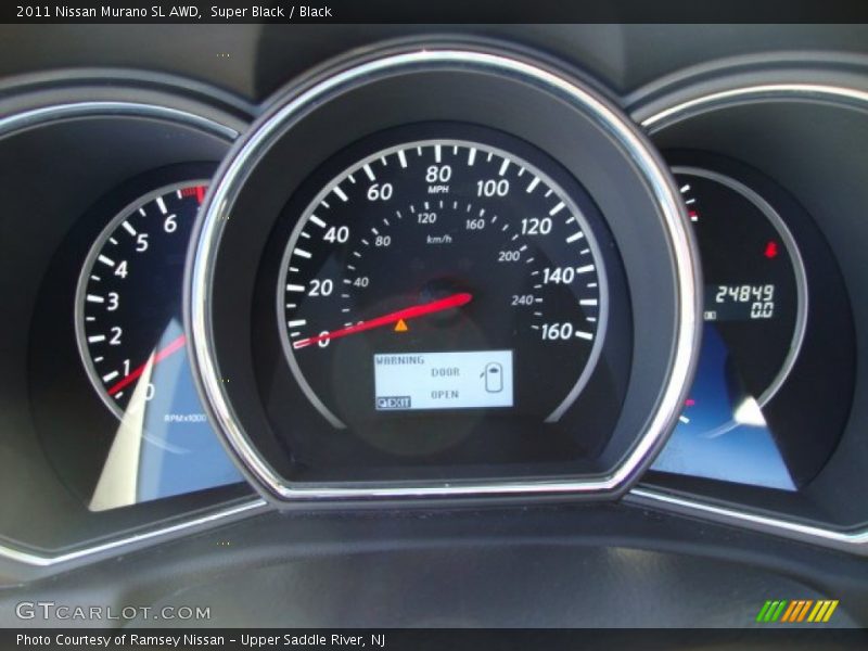 Super Black / Black 2011 Nissan Murano SL AWD
