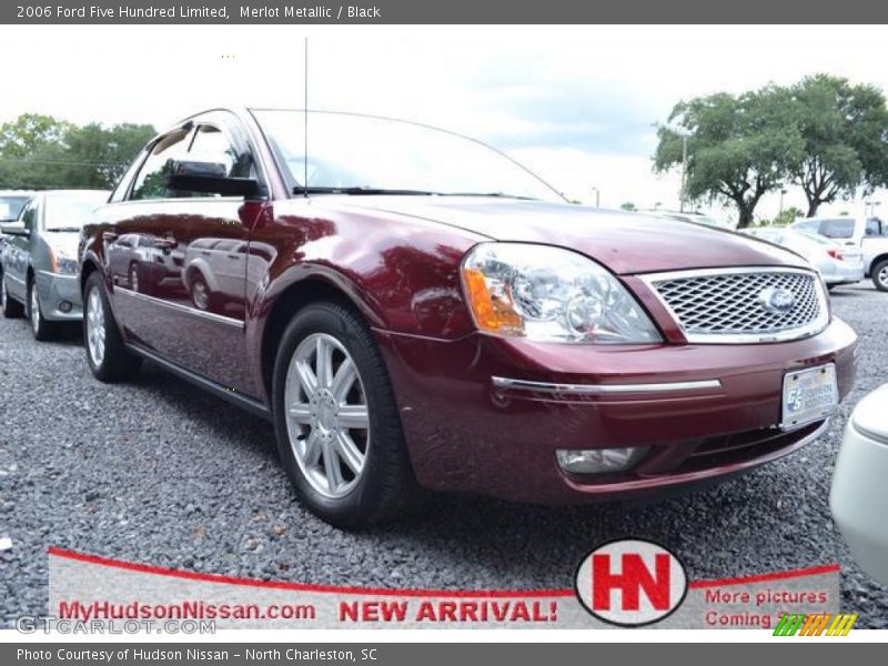 Merlot Metallic / Black 2006 Ford Five Hundred Limited
