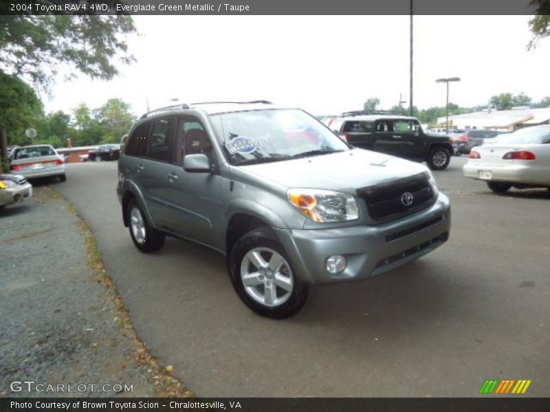Everglade Green Metallic / Taupe 2004 Toyota RAV4 4WD