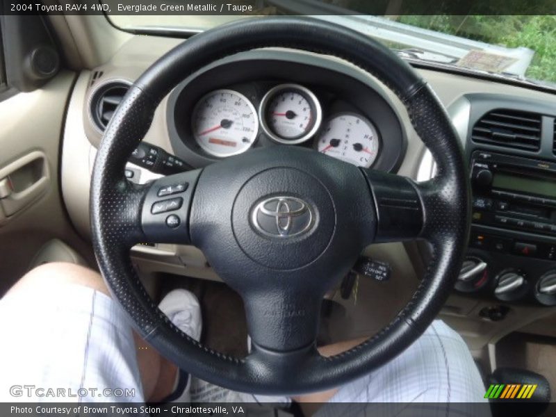 Everglade Green Metallic / Taupe 2004 Toyota RAV4 4WD