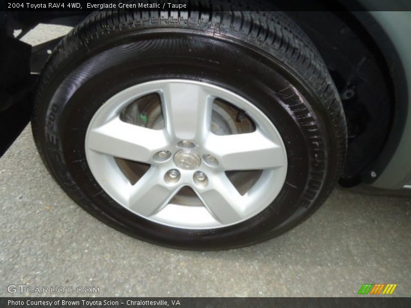 Everglade Green Metallic / Taupe 2004 Toyota RAV4 4WD