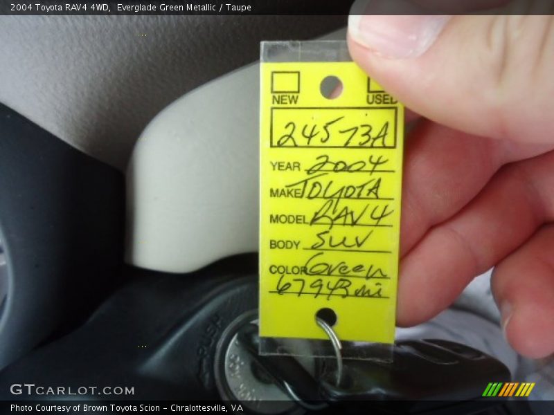 Everglade Green Metallic / Taupe 2004 Toyota RAV4 4WD