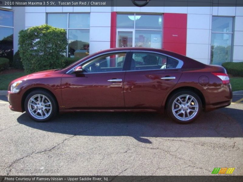 Tuscan Sun Red / Charcoal 2010 Nissan Maxima 3.5 SV