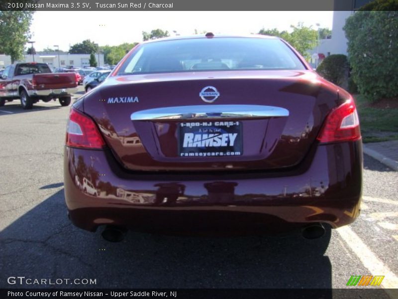 Tuscan Sun Red / Charcoal 2010 Nissan Maxima 3.5 SV