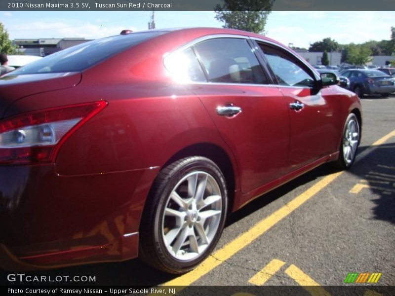 Tuscan Sun Red / Charcoal 2010 Nissan Maxima 3.5 SV