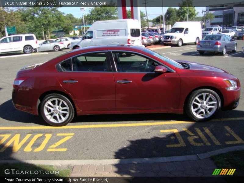 Tuscan Sun Red / Charcoal 2010 Nissan Maxima 3.5 SV