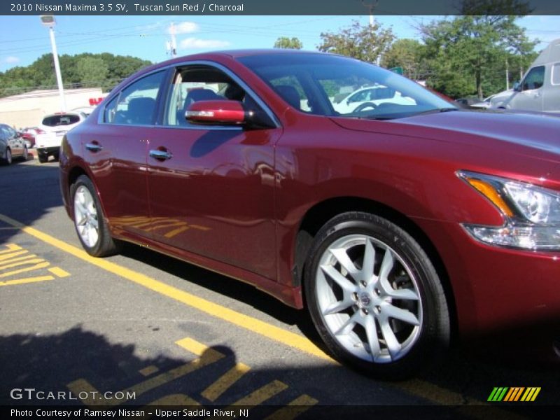 Tuscan Sun Red / Charcoal 2010 Nissan Maxima 3.5 SV