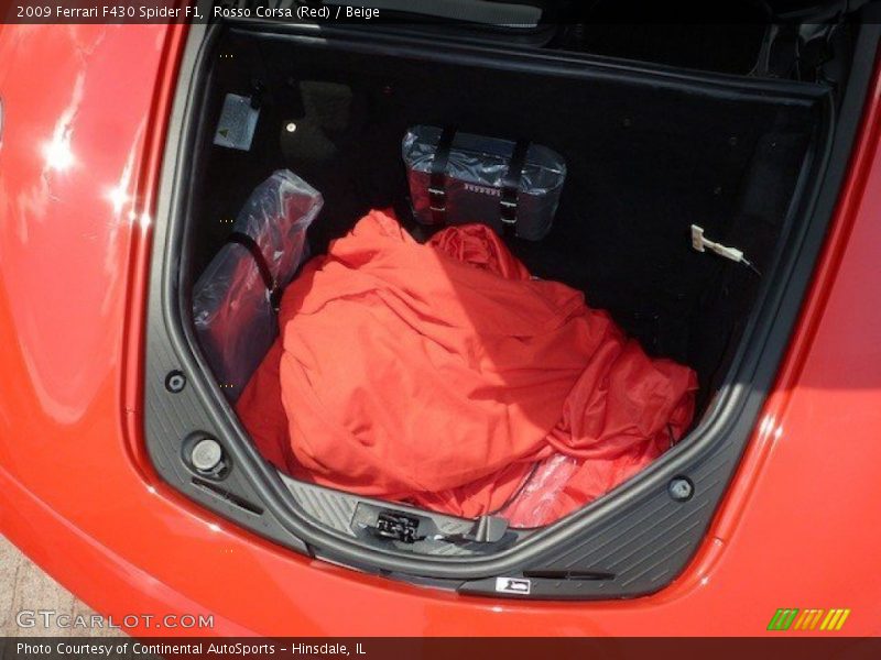  2009 F430 Spider F1 Trunk