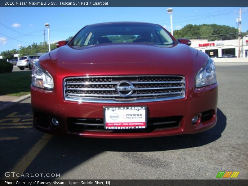 Tuscan Sun Red / Charcoal 2010 Nissan Maxima 3.5 SV