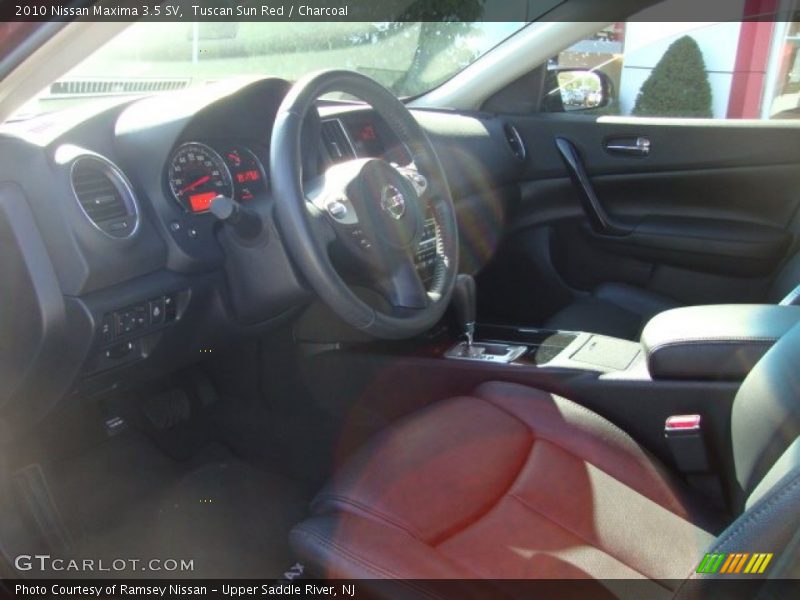 Tuscan Sun Red / Charcoal 2010 Nissan Maxima 3.5 SV