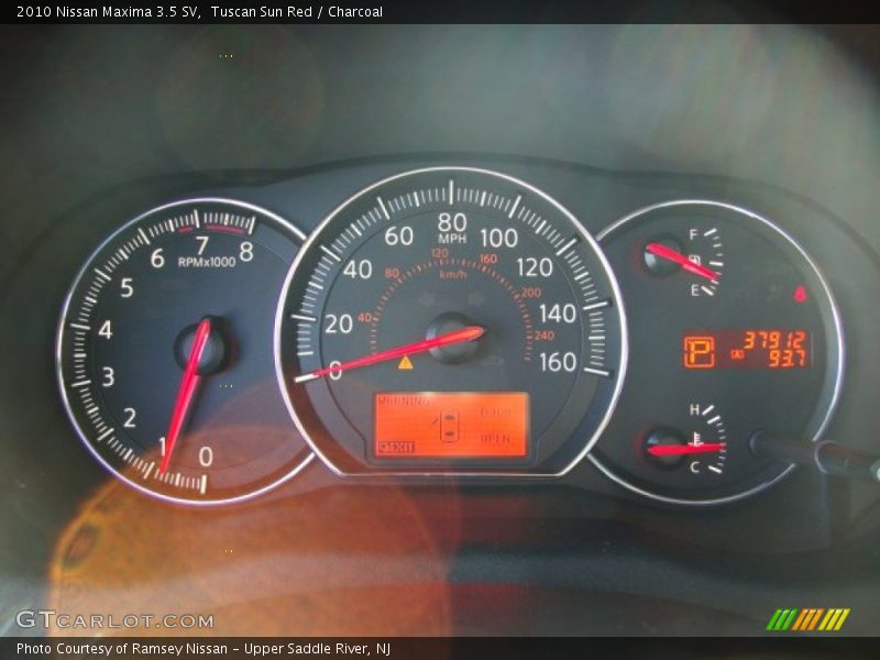 Tuscan Sun Red / Charcoal 2010 Nissan Maxima 3.5 SV