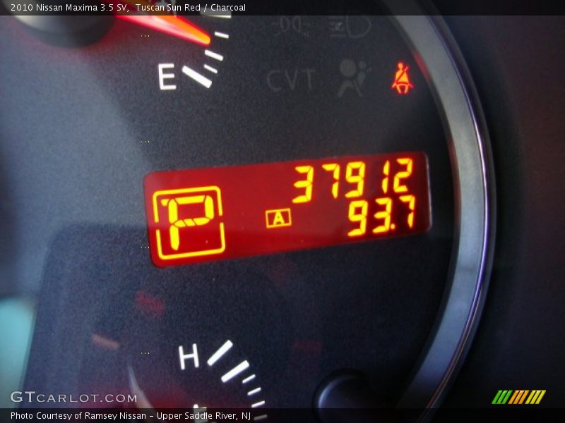 Tuscan Sun Red / Charcoal 2010 Nissan Maxima 3.5 SV