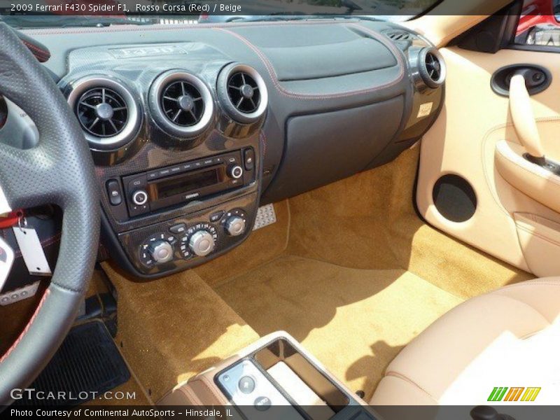 Dashboard of 2009 F430 Spider F1