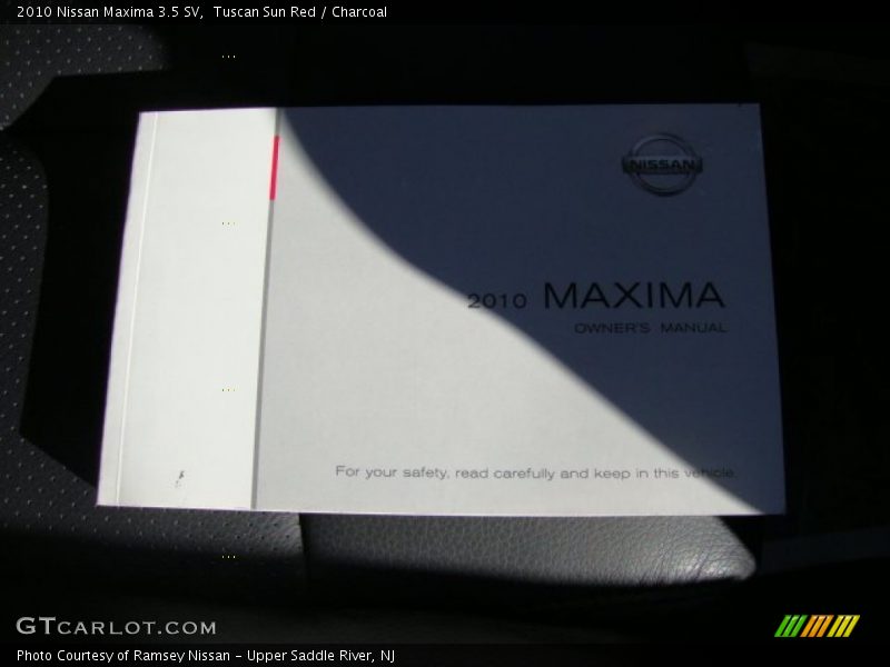 Tuscan Sun Red / Charcoal 2010 Nissan Maxima 3.5 SV