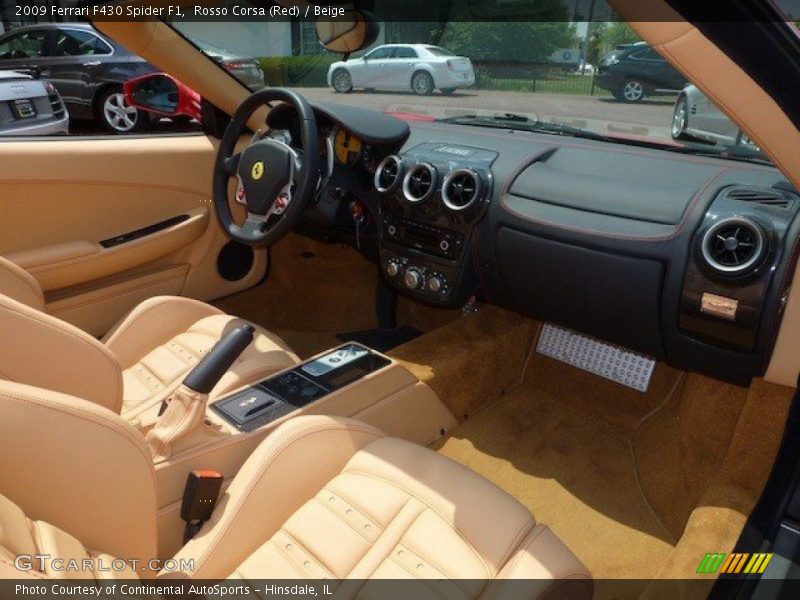 Dashboard of 2009 F430 Spider F1