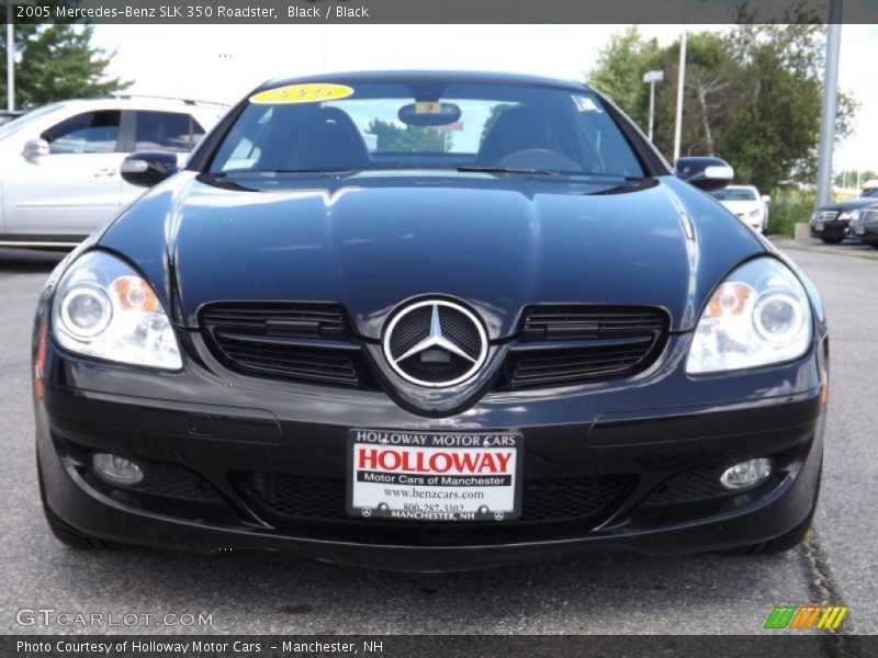 Black / Black 2005 Mercedes-Benz SLK 350 Roadster