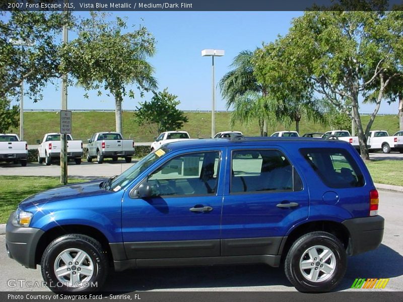 Vista Blue Metallic / Medium/Dark Flint 2007 Ford Escape XLS